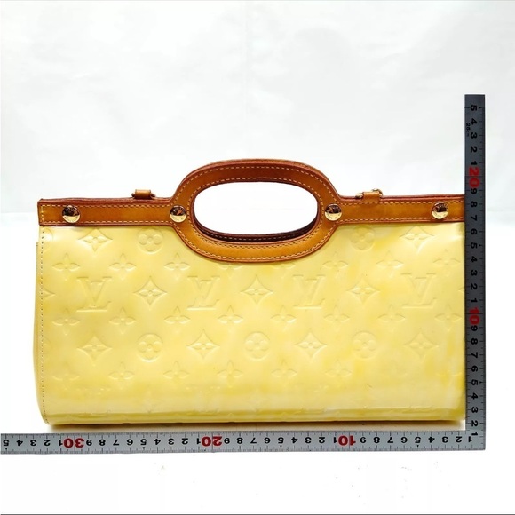 Louis Vuitton LV Hand Bag  Roxbury Drive Yellow Vernis - Picture 4 of 12